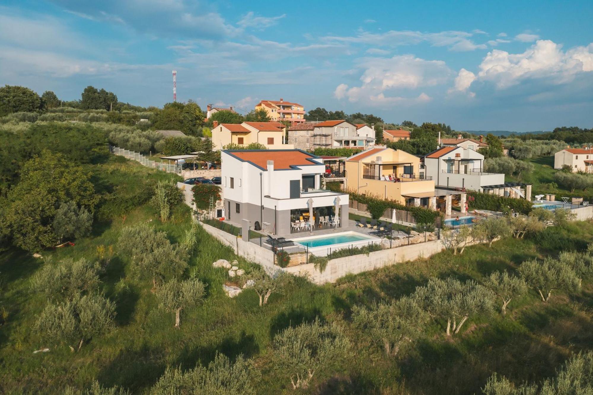 Villa Boiky - Private Pool And Amazing Sea View, Istria Materada Eksteriør bilde