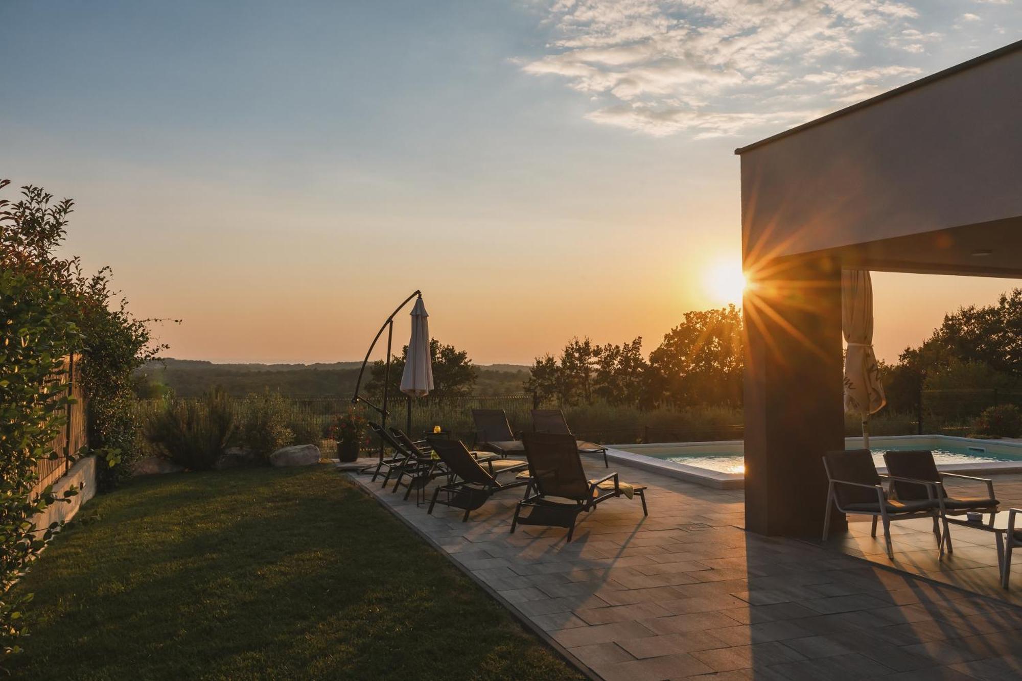 Villa Boiky - Private Pool And Amazing Sea View, Istria Materada Eksteriør bilde