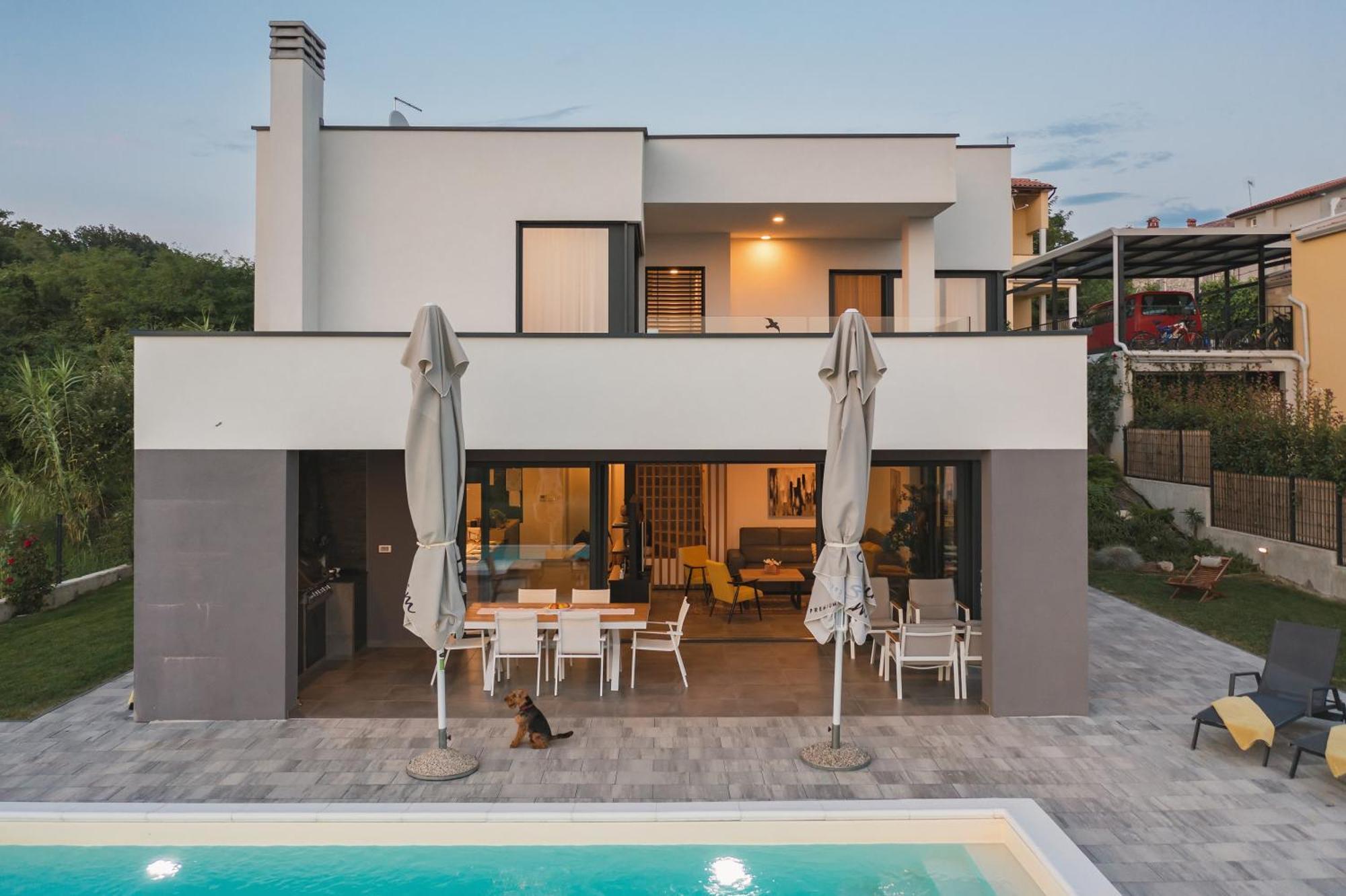 Villa Boiky - Private Pool And Amazing Sea View, Istria Materada Eksteriør bilde