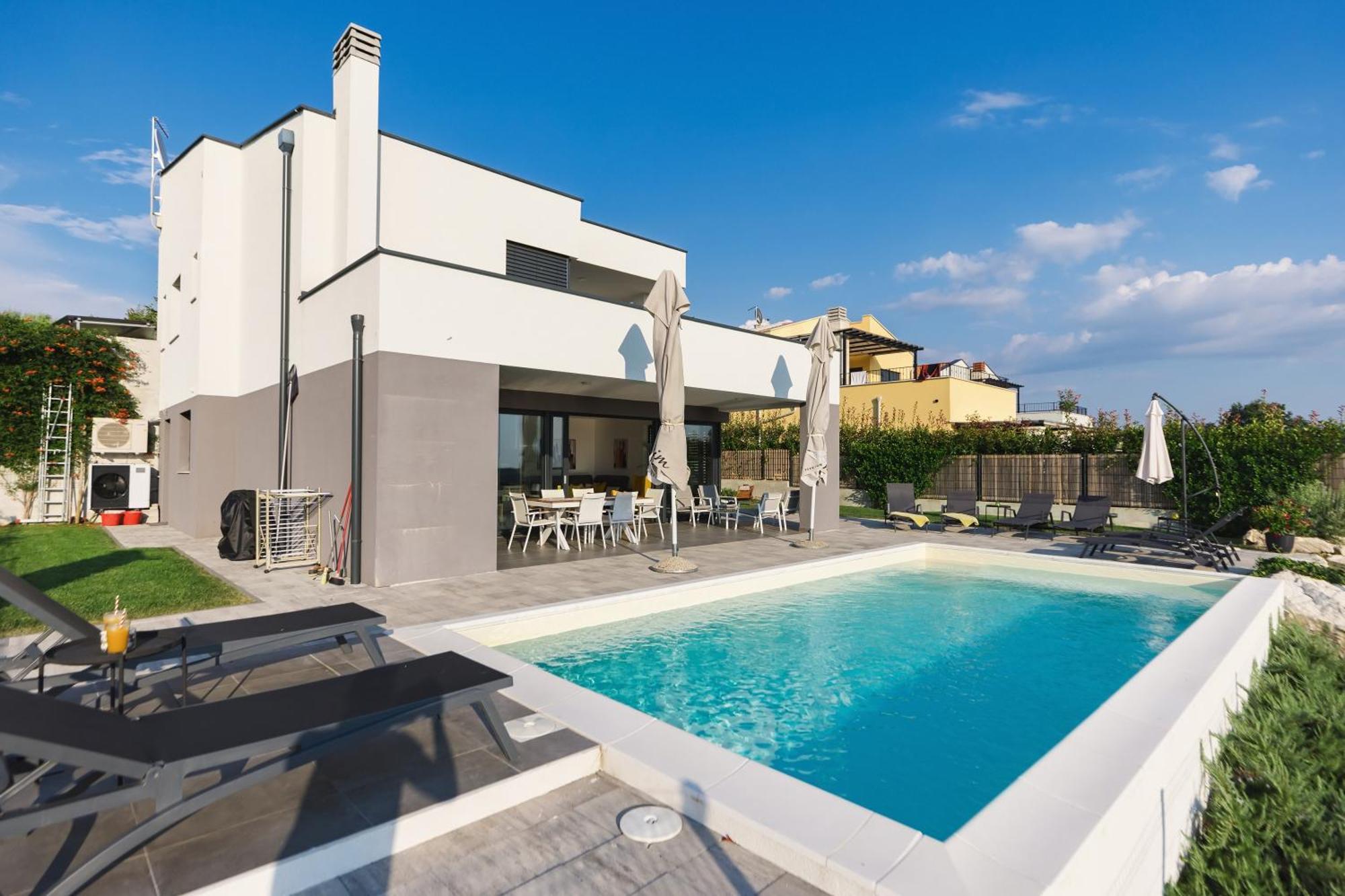 Villa Boiky - Private Pool And Amazing Sea View, Istria Materada Eksteriør bilde