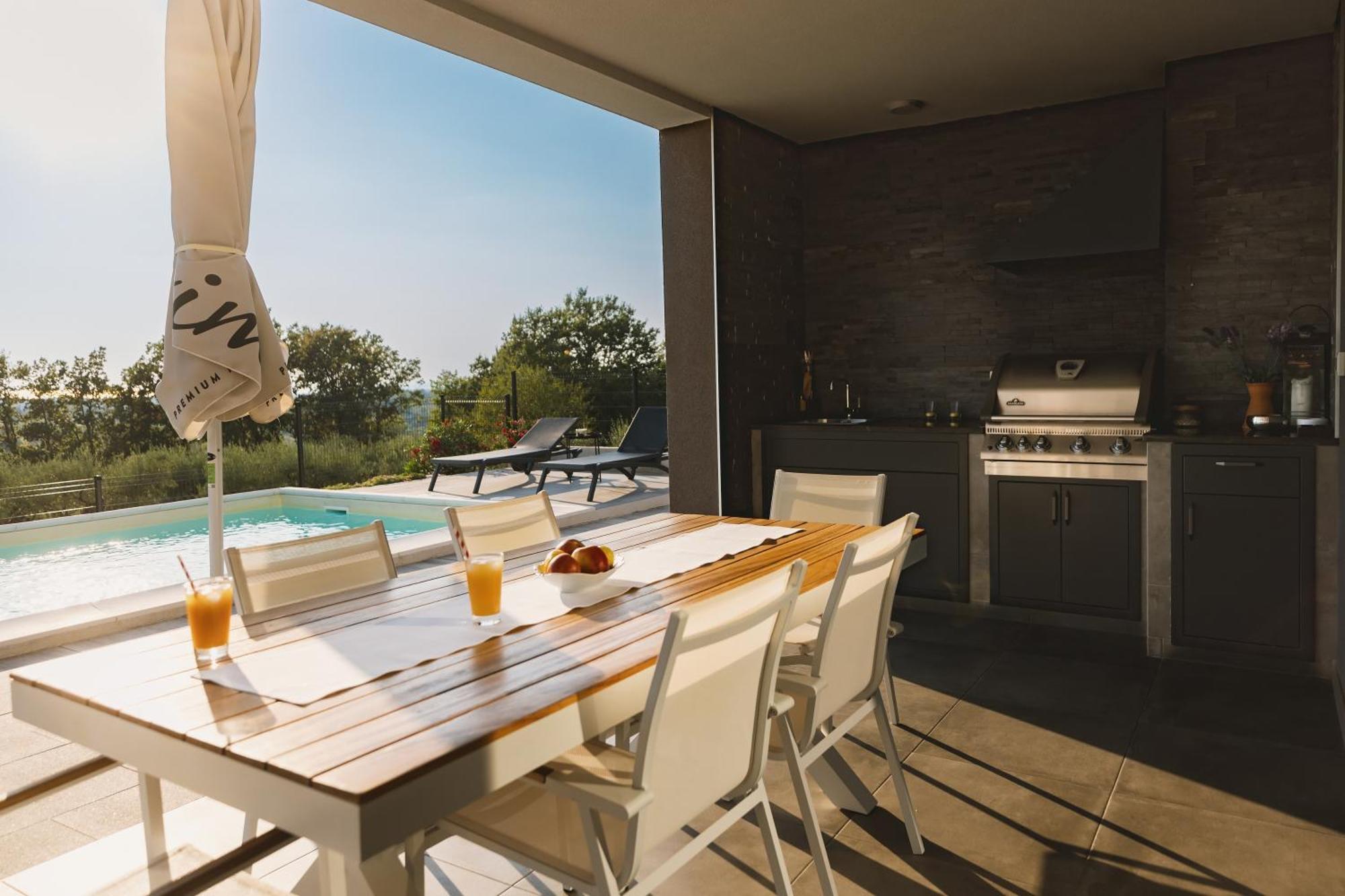 Villa Boiky - Private Pool And Amazing Sea View, Istria Materada Eksteriør bilde