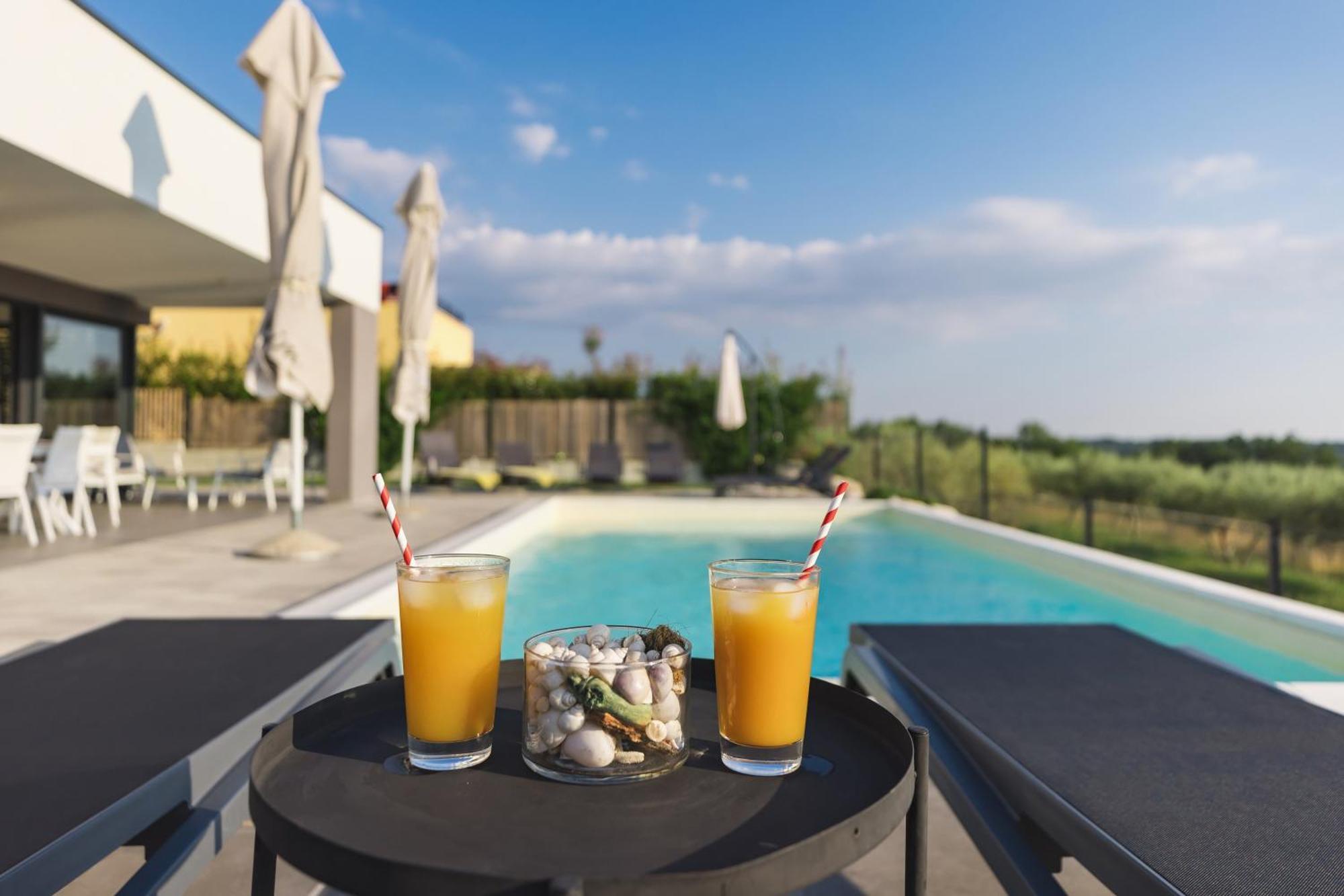 Villa Boiky - Private Pool And Amazing Sea View, Istria Materada Eksteriør bilde